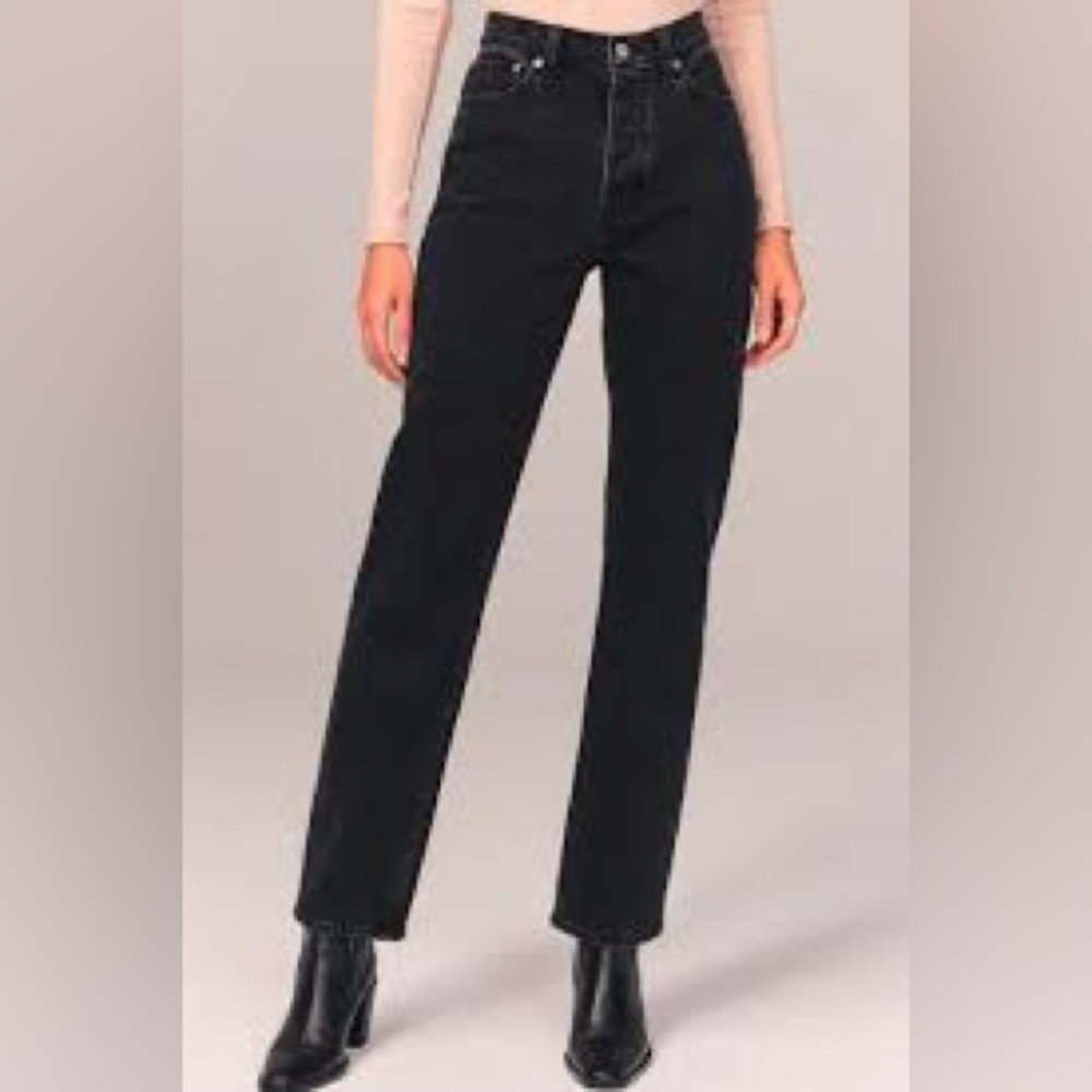Abercrombie the Dad high rise in black